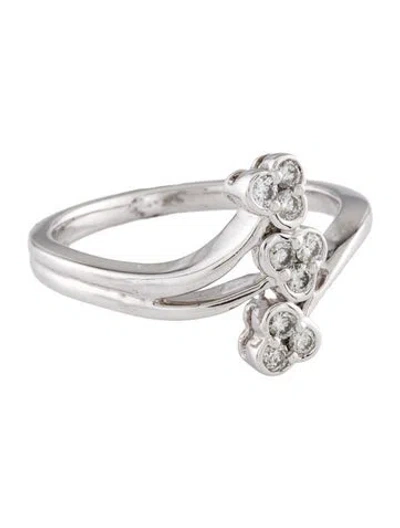 Pre-owned Ring 14k Diamond Cocktail  In Multi