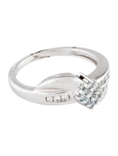 Pre-owned Ring 14k Diamond Cocktail  In Multi