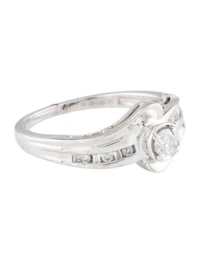 Pre-owned Ring 14k Diamond Cocktail  In Multi