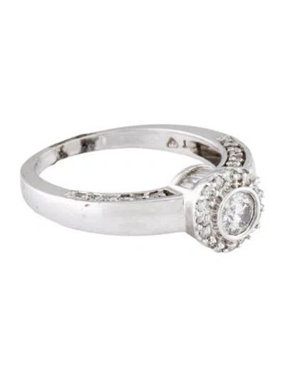 Pre-owned Ring 14k Diamond Cocktail  In Multi