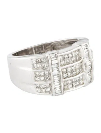 Pre-owned Ring 14k Diamond Cocktail  In Multi
