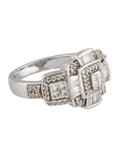 Pre-owned Ring 14k Diamond Cocktail  In Multi