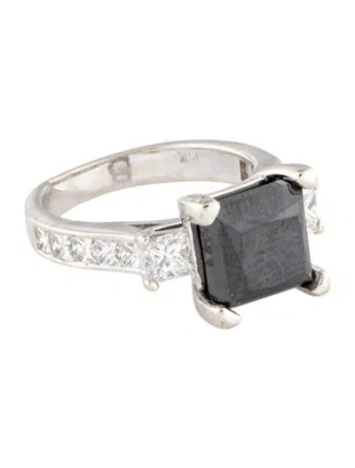 Pre-owned Ring 14k Diamond Cocktail  In Multi