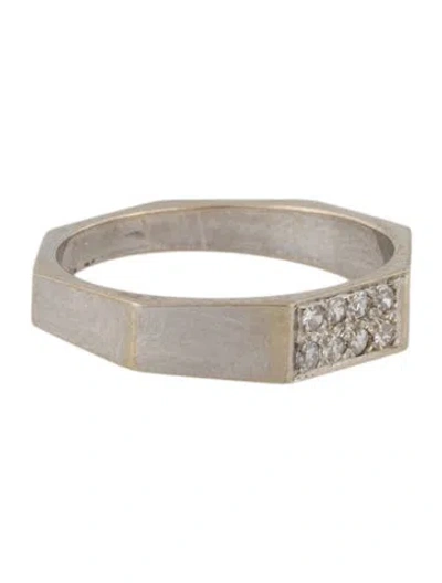 Pre-owned Ring 14k Diamond Cocktail  In Multi