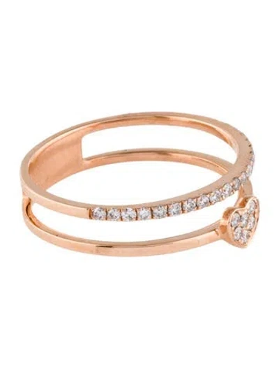 Pre-owned Ring 14k Diamond Cocktail  In Multi