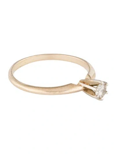 Pre-owned Ring 14k Diamond Cocktail  In Multi