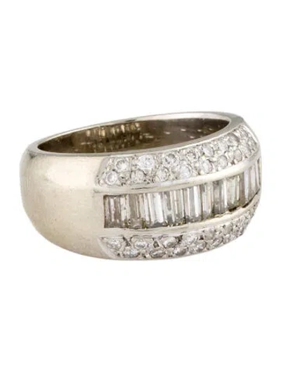Pre-owned Ring 14k Diamond Cocktail  In Multi