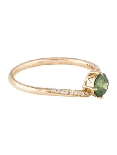 Pre-owned Ring 14k Diamond Cocktail  In Multi