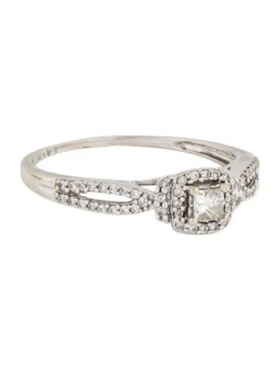 Pre-owned Ring 14k Diamond Cocktail  In Multi