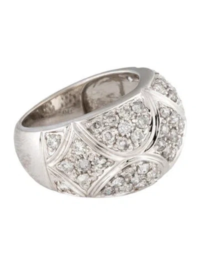 Pre-owned Ring 14k Diamond Cocktail  In Multi