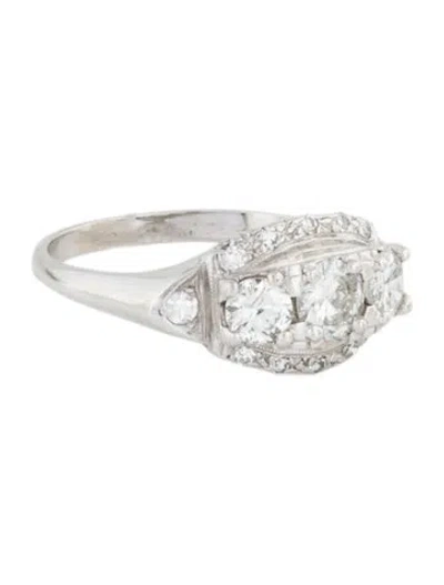 Pre-owned Ring 14k Diamond Cocktail  In Multi
