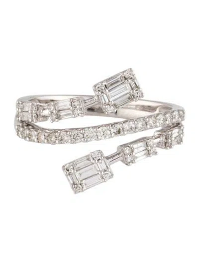 Pre-owned Ring 14k Diamond Cocktail  In Multi