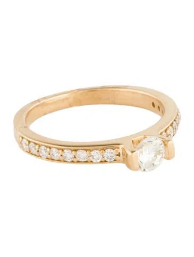 Pre-owned Ring 14k Diamond Cocktail  In Multi