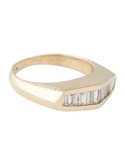 Pre-owned Ring 14k Diamond Cocktail  In Multi