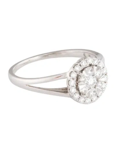 Pre-owned Ring 14k Diamond Cocktail  In Multicolor