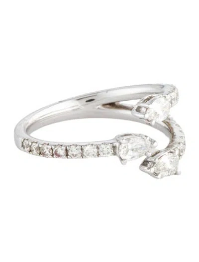 Pre-owned Ring 14k Diamond Cocktail  In Multicolor