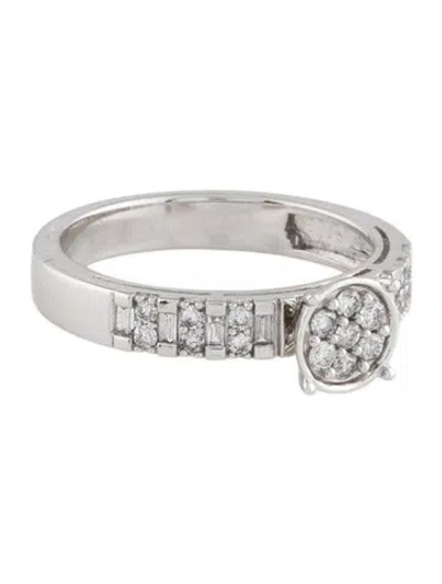 Pre-owned Ring 14k Diamond Cocktail  In Multicolor