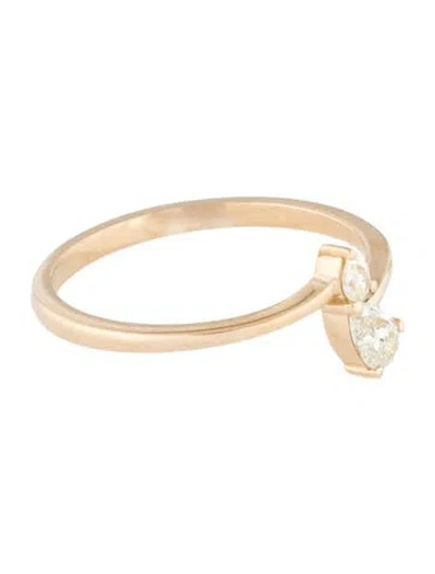 Pre-owned Ring 14k Diamond Cocktail  In Multicolor