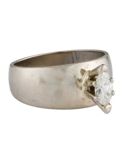 Pre-owned Ring 14k Diamond Engagement  In Multi