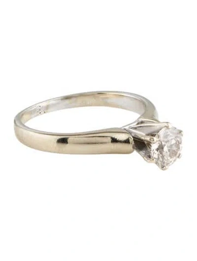 Pre-owned Ring 14k Diamond Engagement  In Multi