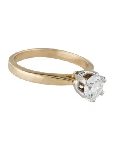 Pre-owned Ring 14k Diamond Engagement  In Multi