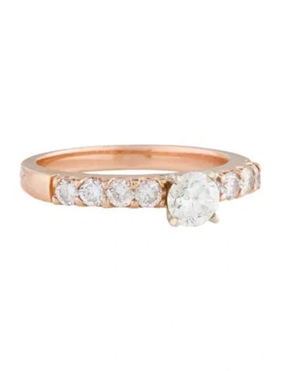 Pre-owned Ring 14k Diamond Engagement  In Multi