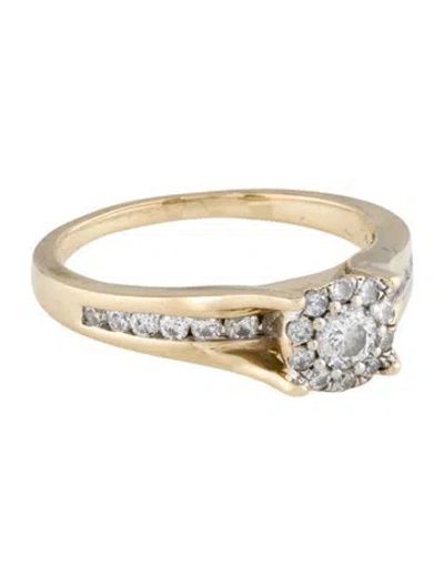 Pre-owned Ring 14k Diamond Engagement  In Multi