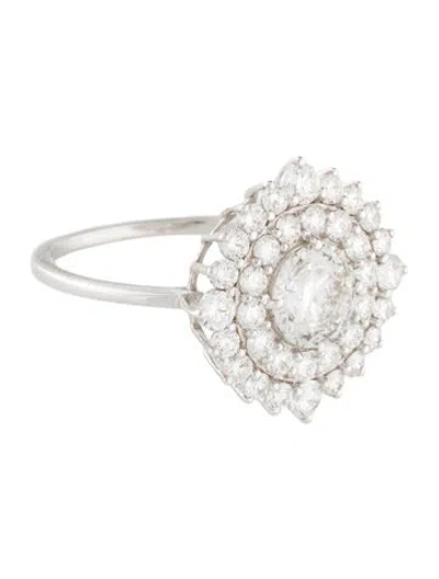 Pre-owned Ring 14k Diamond Engagement  In Multi
