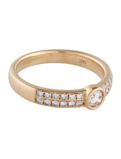 Pre-owned Ring 14k Diamond Engagement  In Multi