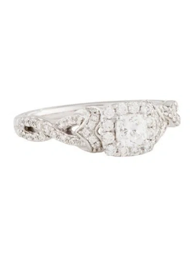 Pre-owned Ring 14k Diamond Engagement  In Multi