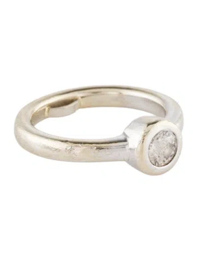Pre-owned Ring 14k Diamond Engagement  In Multi