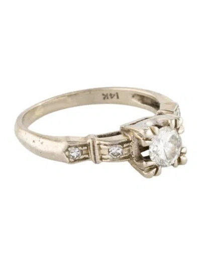 Pre-owned Ring 14k Diamond Engagement  In Multi
