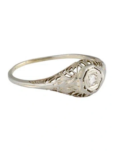 Pre-owned Ring 14k Diamond Engagement  In Multi