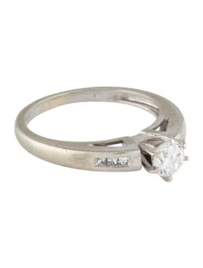 Pre-owned Ring 14k Diamond Engagement  In Multi