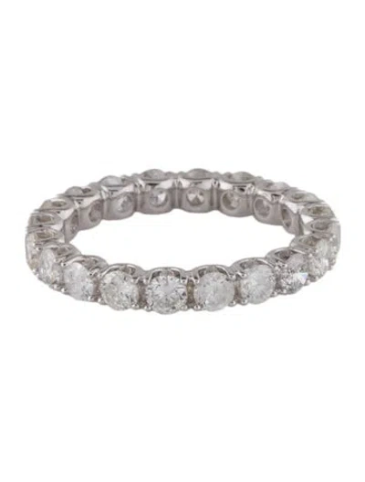Pre-owned Ring 14k Diamond Eternity Band In Multi