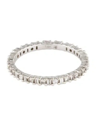 Pre-owned Ring 14k Diamond Eternity Band In Multi