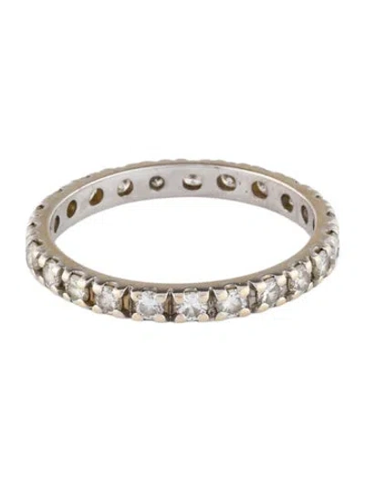 Pre-owned Ring 14k Diamond Eternity Band In Multi