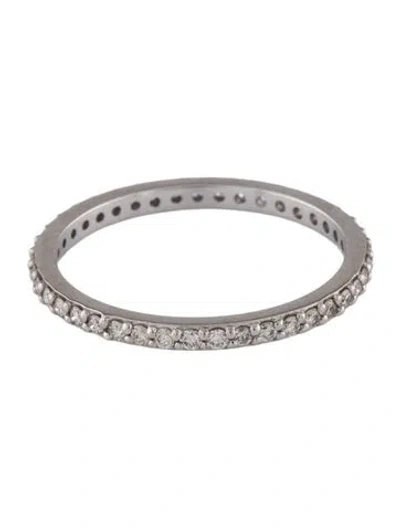 Pre-owned Ring 14k Diamond Eternity Band In Multicolor