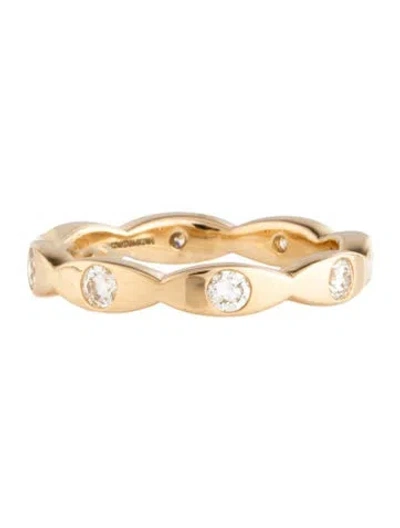 Pre-owned Ring 14k Diamond Eternity Band In Multicolor