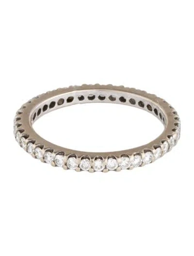 Pre-owned Ring 14k Diamond Eternity Band In Multicolor
