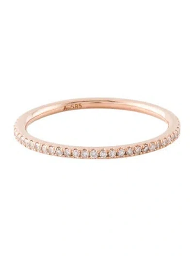 Pre-owned Ring 14k Diamond Eternity Band  In Multi