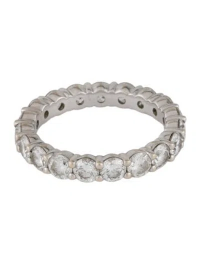 Pre-owned Ring 14k Diamond Eternity  In Multicolor