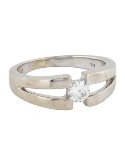 Pre-owned Ring 14k Diamond Gents Band In Multi