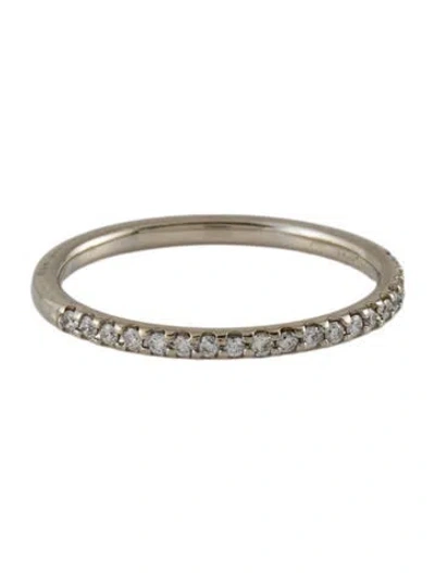 Pre-owned Ring 14k Diamond Half Eternity Band In Multi