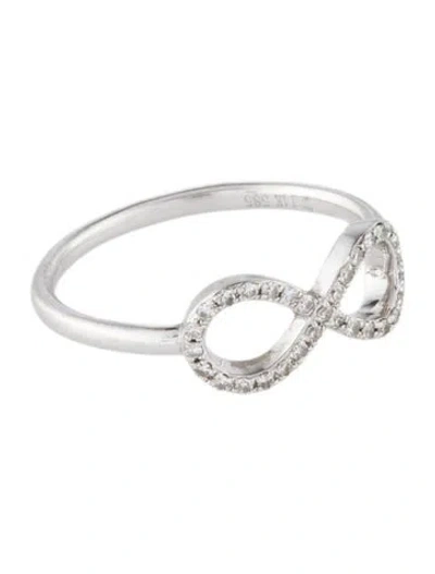 Pre-owned Ring 14k Diamond Infinity  In Multi