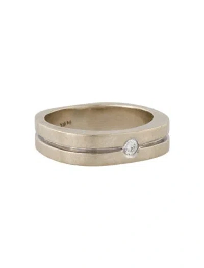 Pre-owned Ring 14k Diamond Mens Band In Multi