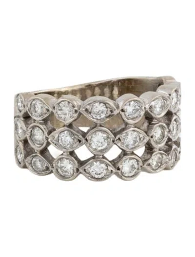 Pre-owned Ring 14k Diamond  In Clear