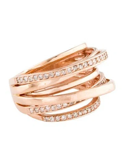 Pre-owned Ring 14k Diamond  In Multi