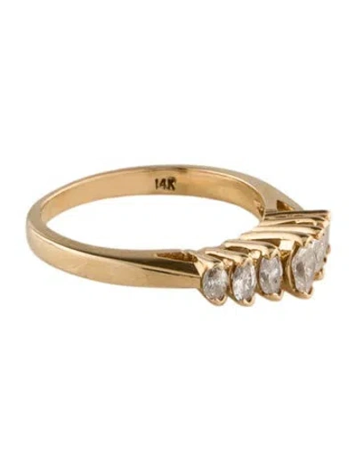 Pre-owned Ring 14k Diamond  In Multi