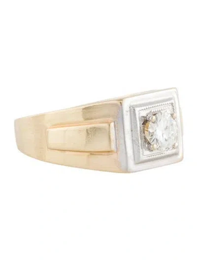Pre-owned Ring 14k Diamond  In Multi